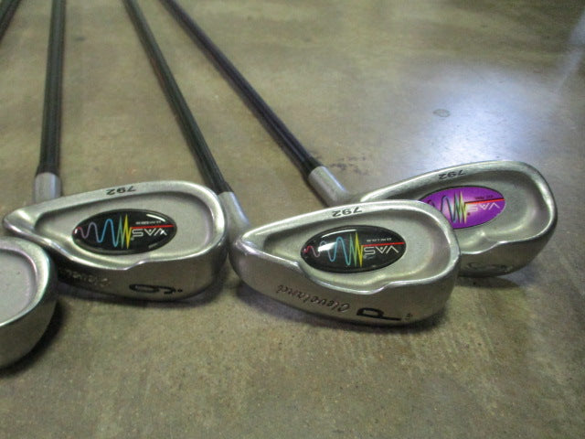 Used Cleveland VAS 792 7-Piece Iron Set 3-9, PW , SW (Missing 7 & 8 Irons)