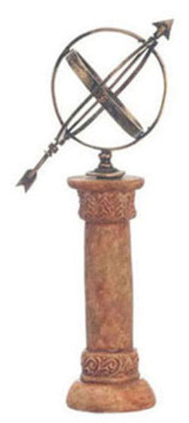 Armillary Globe with Pedestal, Green